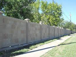 Precast Concrete Fences in Texas